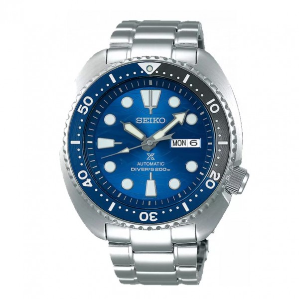 Seiko SRPD21K1 Turtle Save The Ocean Blue Diver 200m Automatic